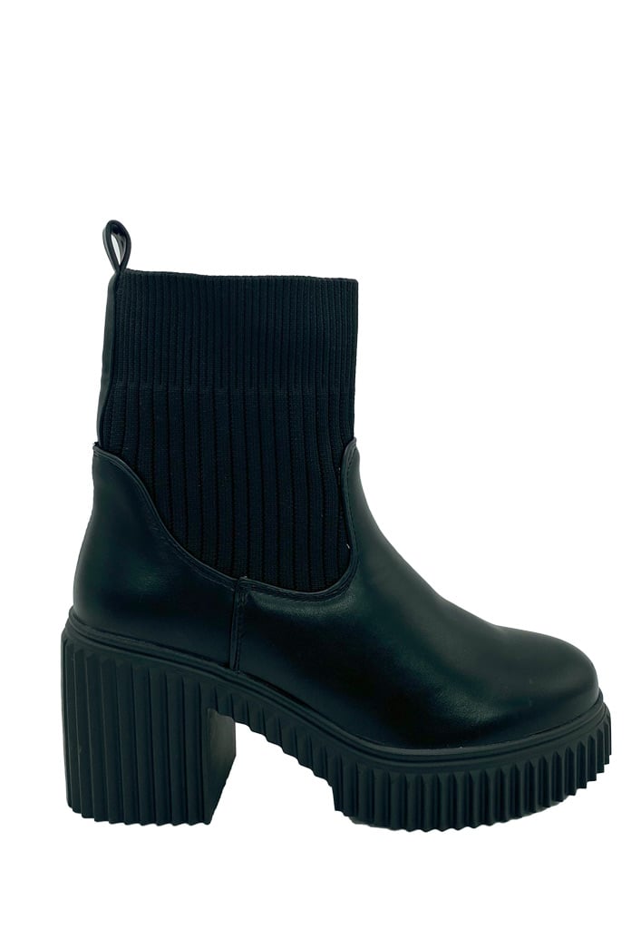 BOTIN ECOCUERO ZAZ98 NEGRO - 1