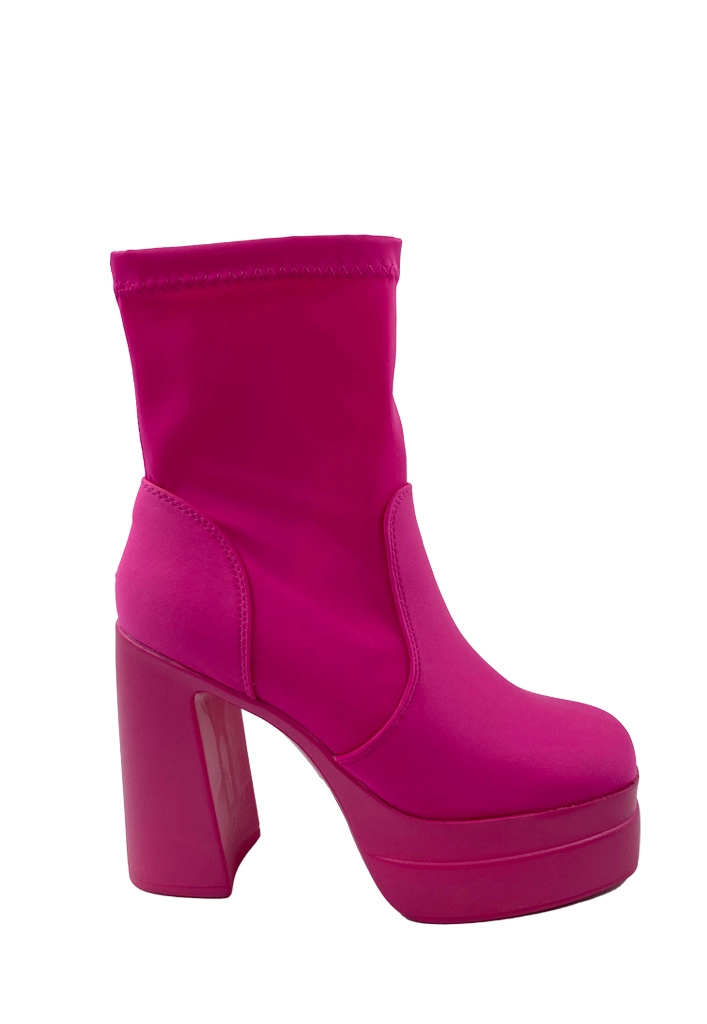 BOTIN ZAZ62 TEXTIL FUCSIA - 1
