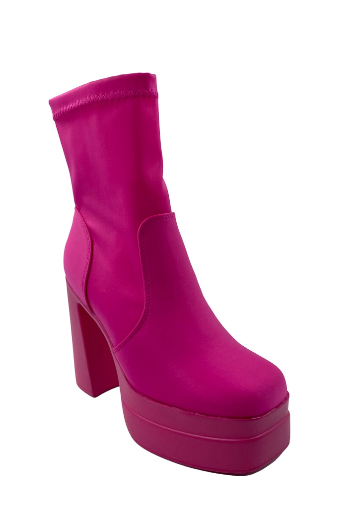BOTIN ZAZ62 TEXTIL FUCSIA - 2