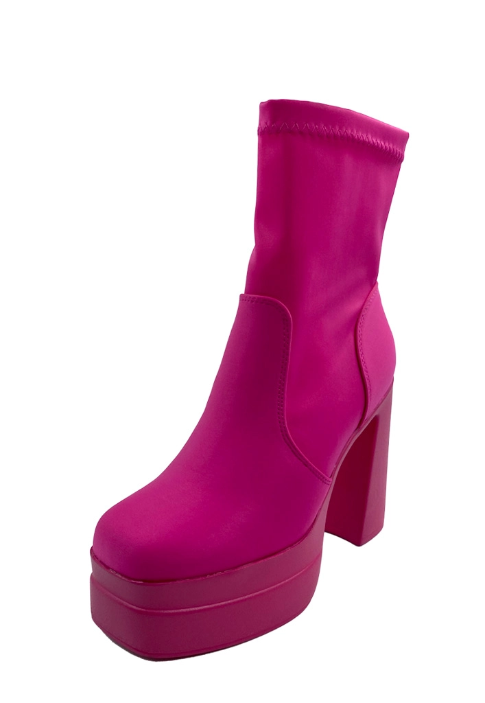 BOTIN ZAZ62 TEXTIL FUCSIA - 4