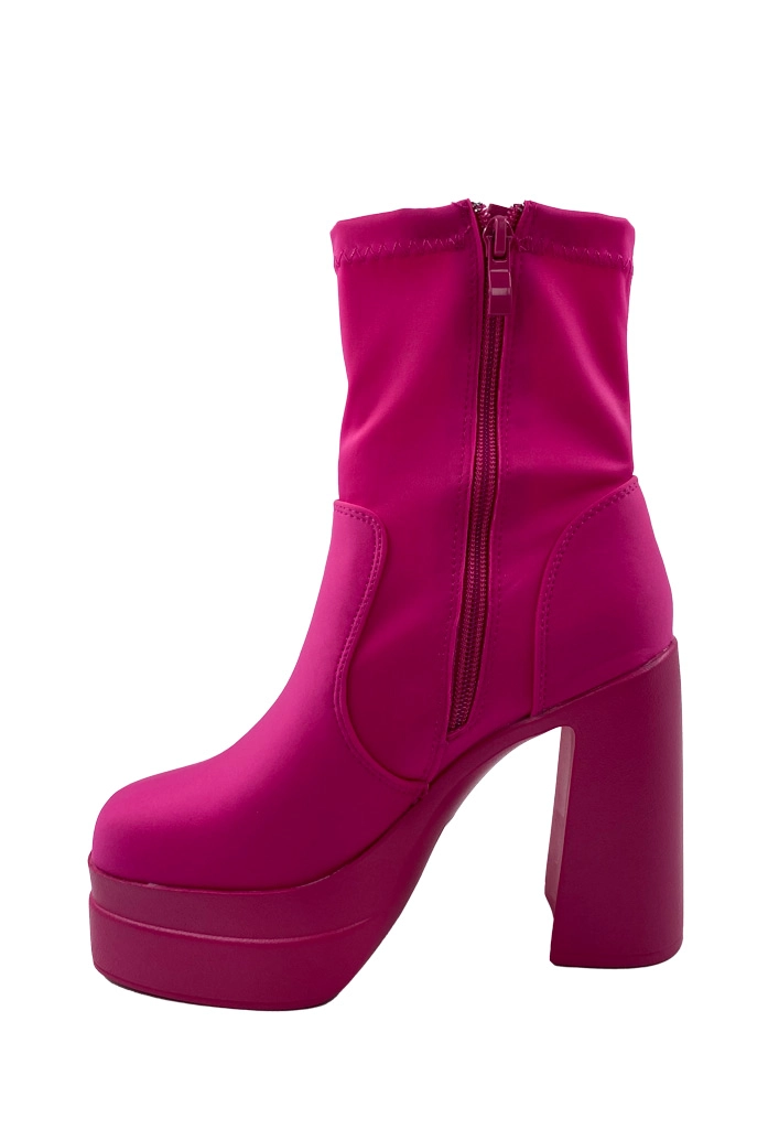 BOTIN ZAZ62 TEXTIL FUCSIA - 5