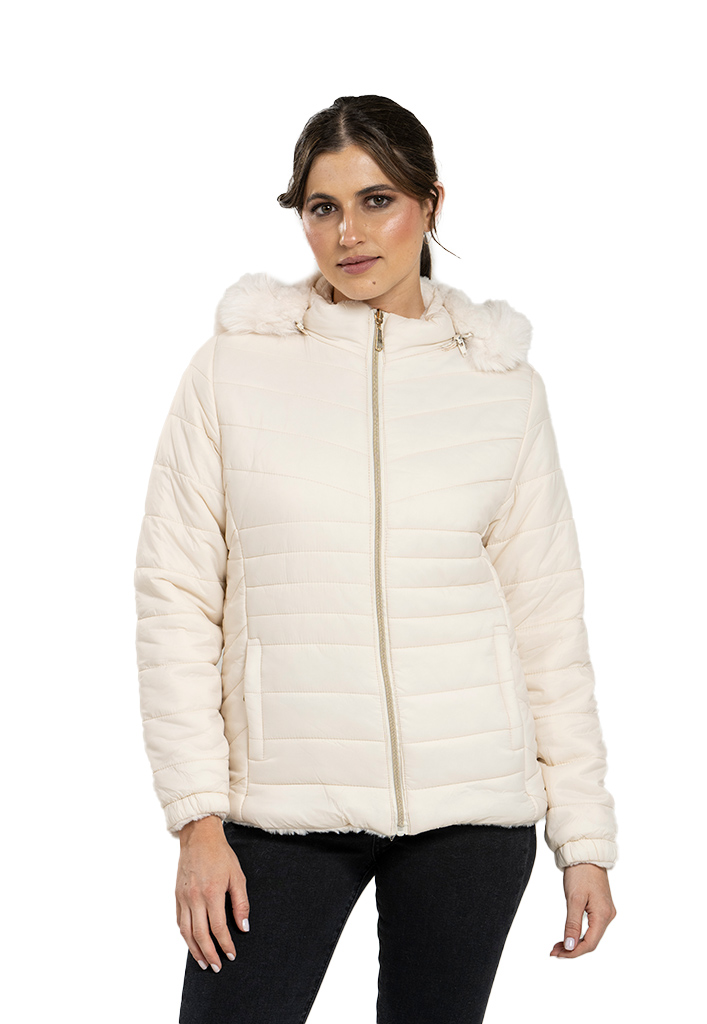 PARKA CHG71 POLIÉSTER BLANCO - 1