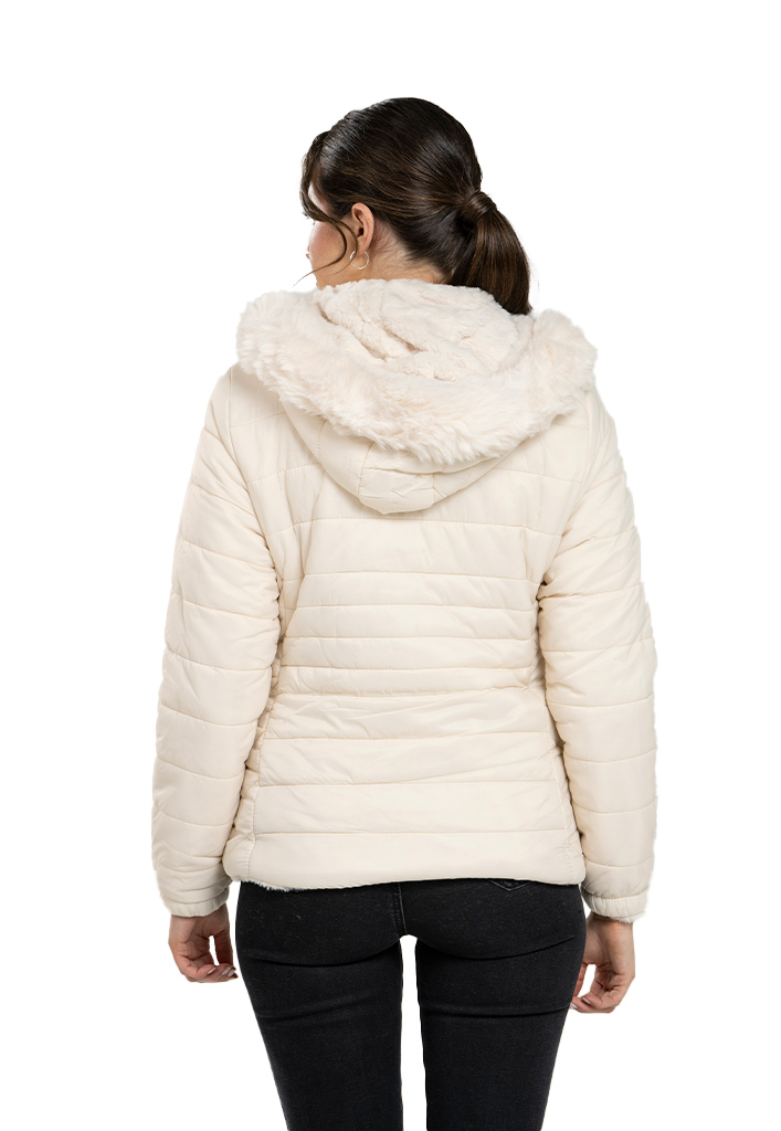 PARKA CHG71 POLIÉSTER BLANCO - 3
