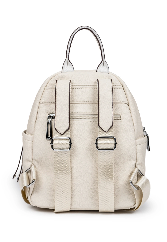 MOCHILA ECOCUERO CRX21 BLANCO - 3