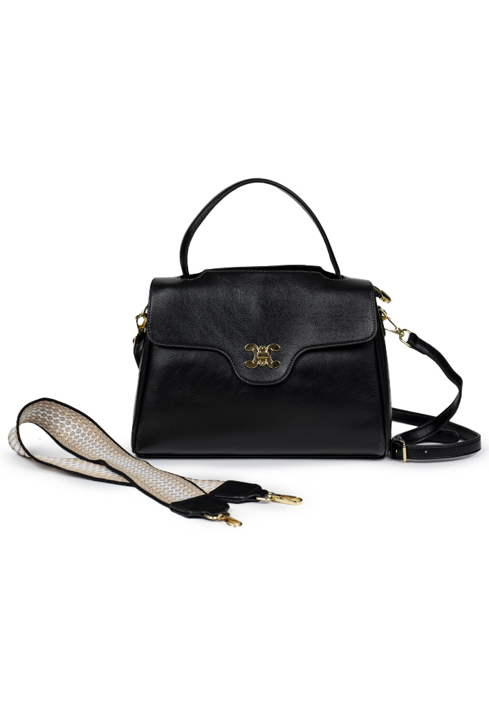 CARTERA ECOCUERO CRU98 NEGRO - 2