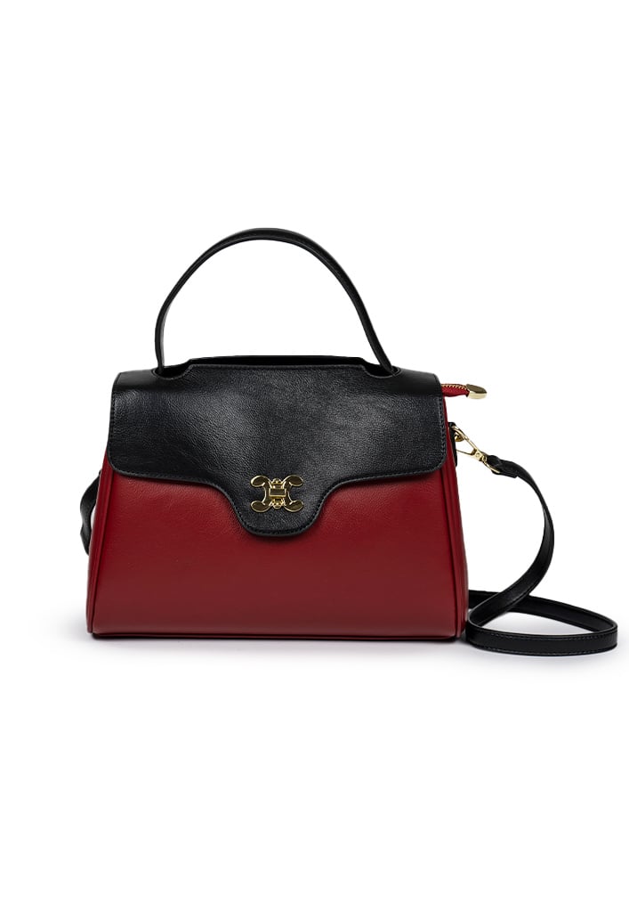 CARTERA ECOCUERO CRU98 ROJO - 1