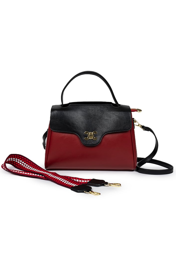 CARTERA ECOCUERO CRU98 ROJO - 2