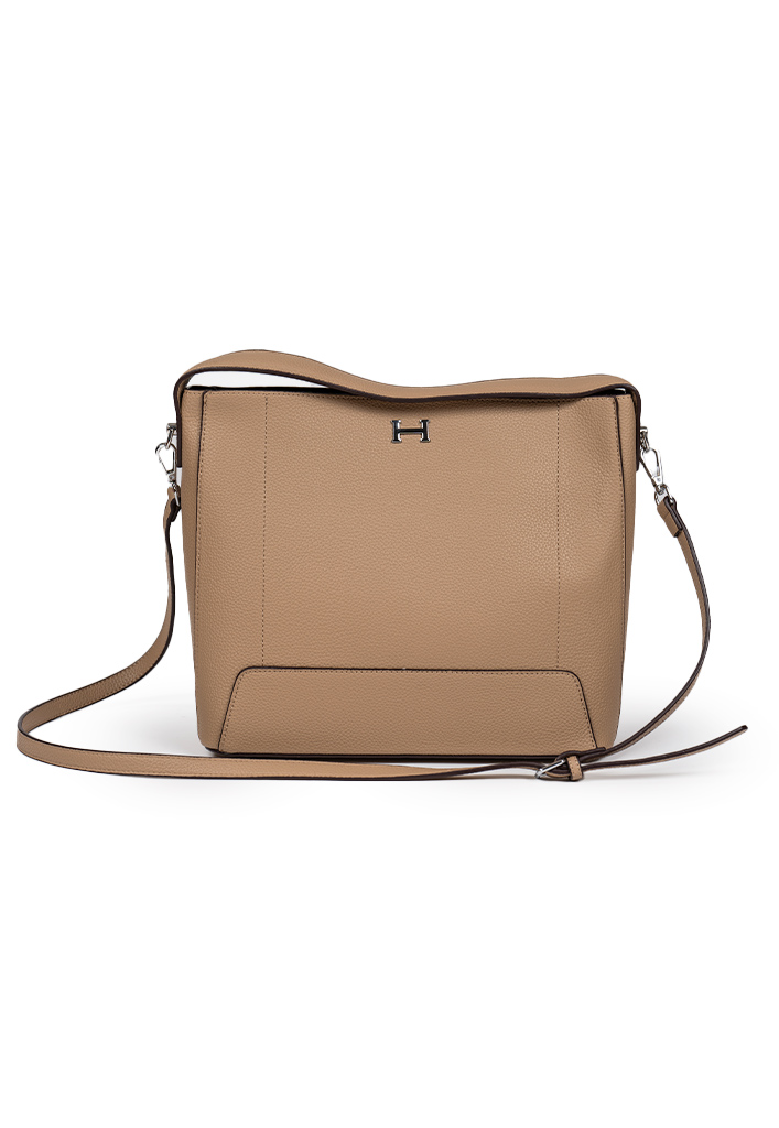 CARTERA ECOCUERO CRU95 BEIGE - 1