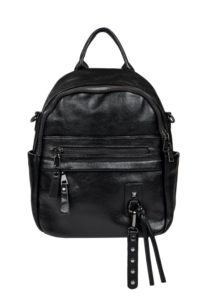 MOCHILA CUERO CRU44 NEGRO - 1