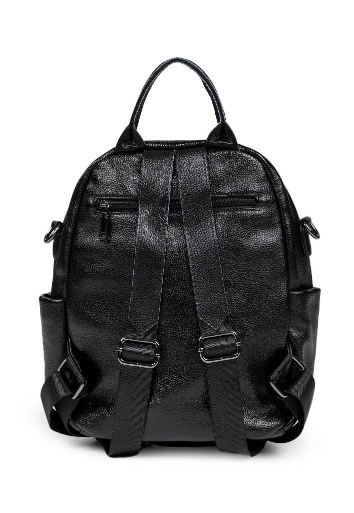 MOCHILA CUERO CRU44 NEGRO - 3