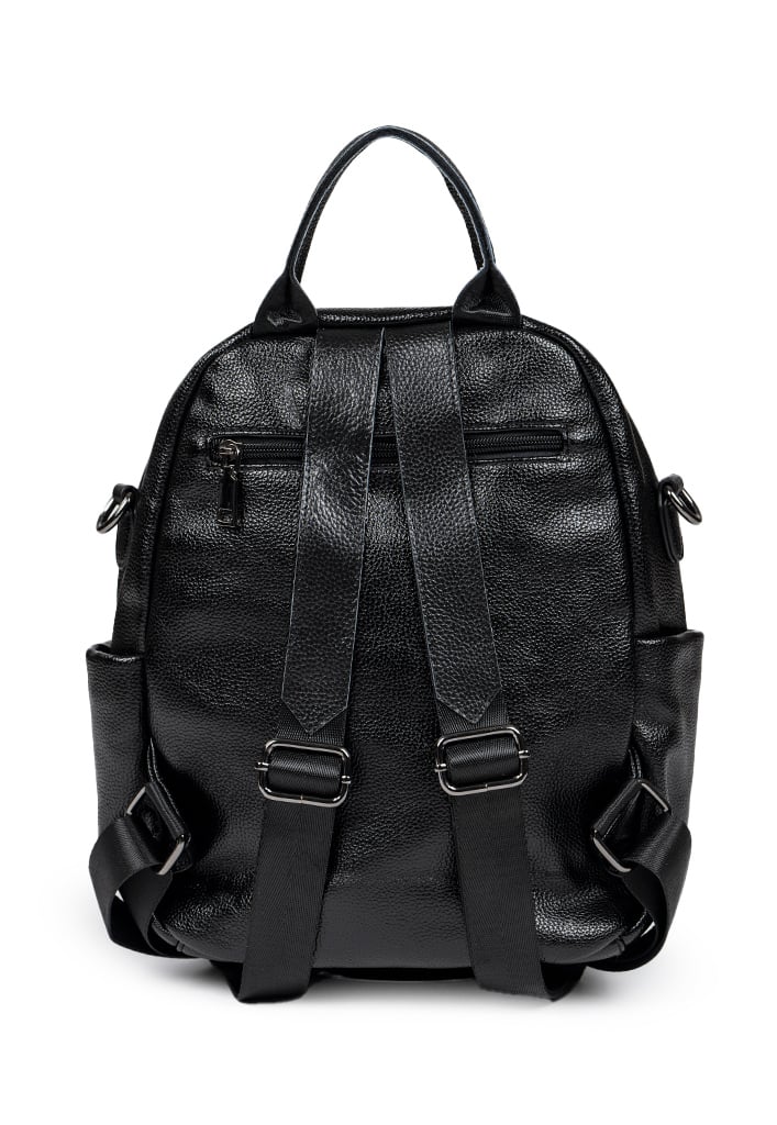MOCHILA CUERO CRU44 NEGRO - 3