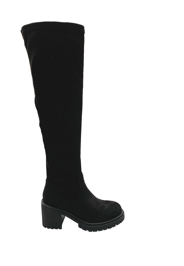 BOTAS MUJER TODOPIEL NEGRO GAMUZA ECOLÓGICA ZAZ99 - 1