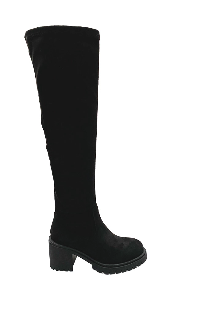 BOTAS MUJER TODOPIEL NEGRO GAMUZA ECOLÓGICA ZAZ99 - 1
