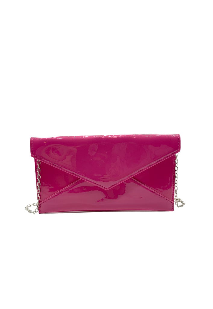 CARTERA DE FIESTA ECOCUERO FUCSIA CRX37 - 1