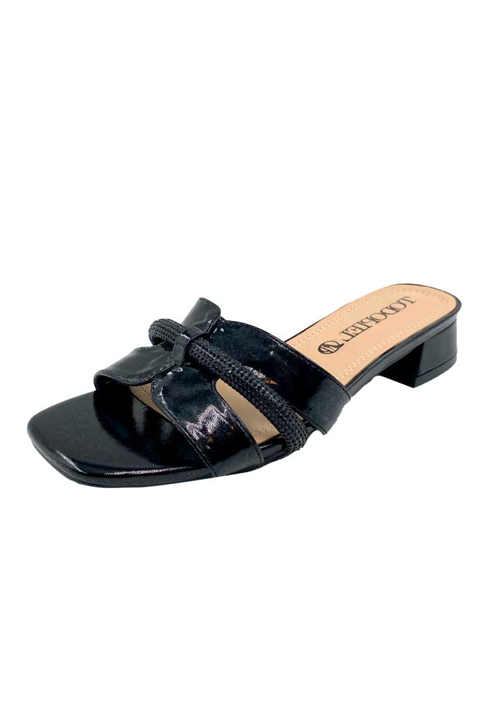 SANDALIA MUJER TODOPIEL NEGRO ZB022 ECOCUERO - 4