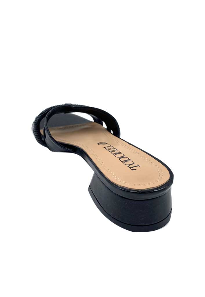 SANDALIA MUJER TODOPIEL NEGRO ZB022 ECOCUERO - 5