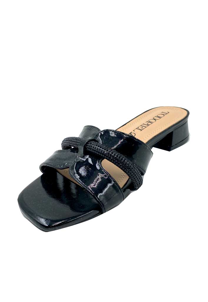 SANDALIA MUJER TODOPIEL NEGRO ZB022 ECOCUERO - 6