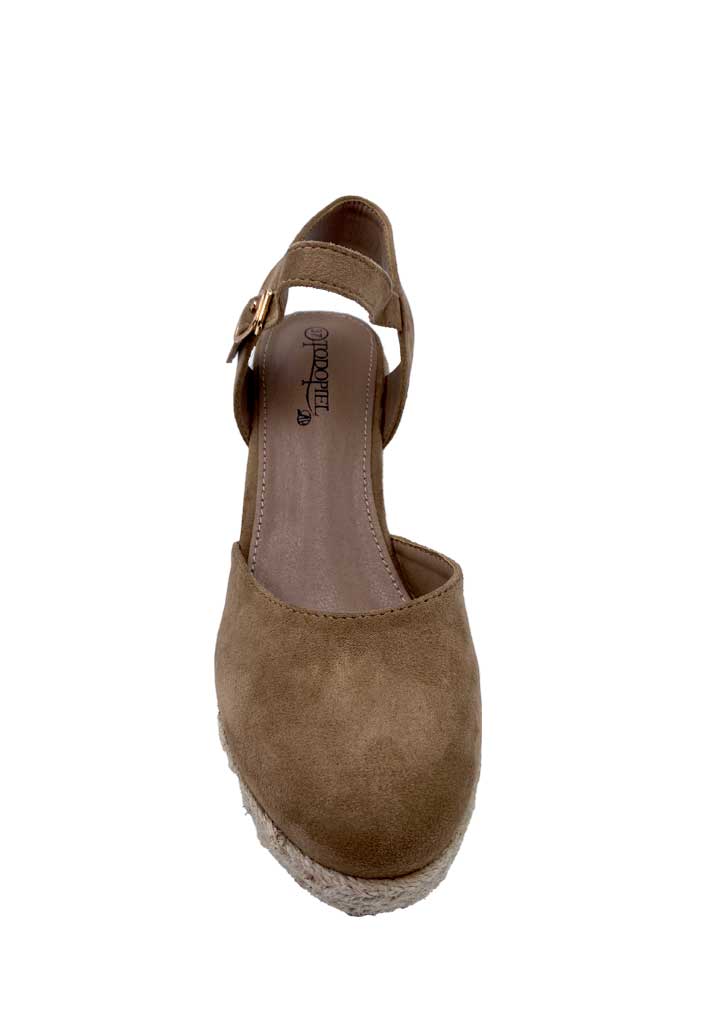 ALPARGATA GAMUZA ECOLOGICA ZB018 BEIGE - 3