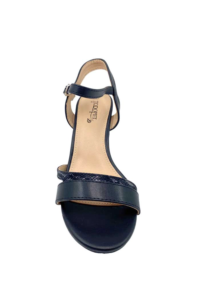 SANDALIA MUJER TODOPIEL NEGRO ZB016 ECOCUERO - 3