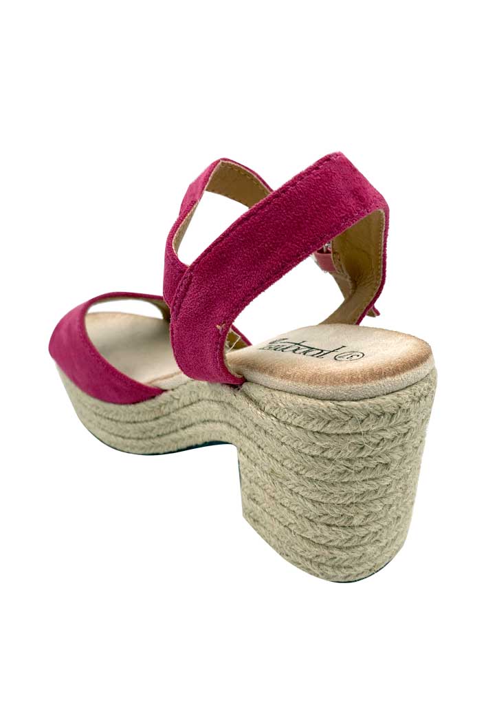 SANDALIA MUJER TODOPIEL FUCSIA ZB019 GAMUZA ECOLÓGICA - 6