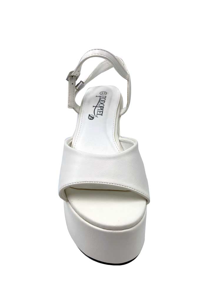 SANDALIA MUJER TODOPIEL BLANCO ZB017 ECOCUERO - 3