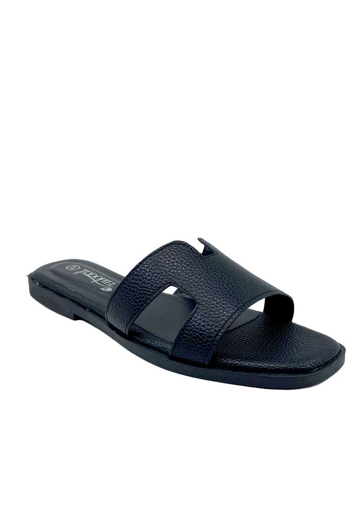 SANDALIA MUJER TODOPIEL NEGRO ZB014 ECOCUERO - 2