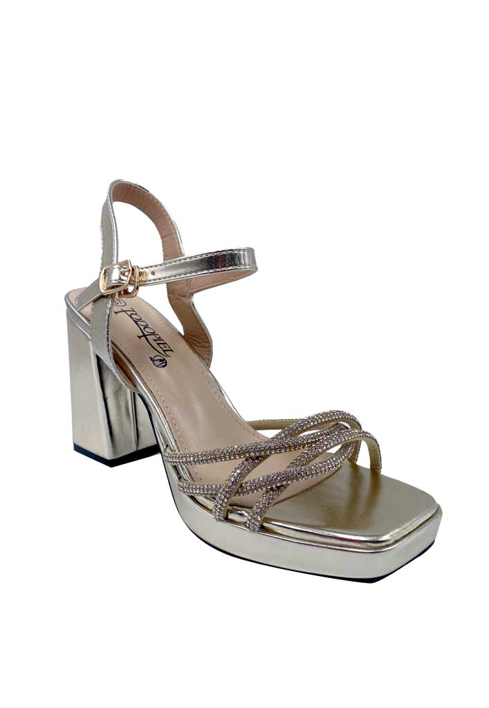 SANDALIA MUJER TODOPIEL DORADO ZB015 ECOCUERO - 2