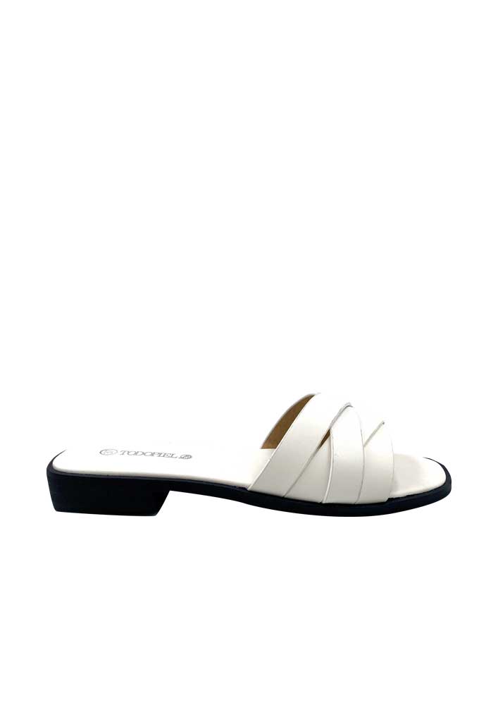 SANDALIA MUJER TODOPIEL BLANCO ZB034 ECOCUERO - 1