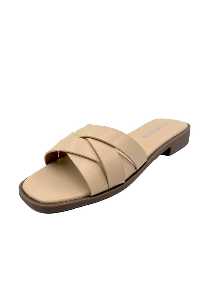 SANDALIA MUJER TODOPIEL BEIGE ZB034 ECOCUERO - 4