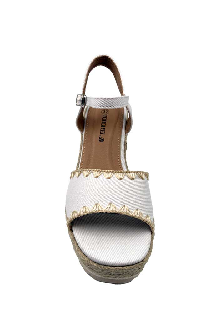 SANDALIA MUJER TODOPIEL BLANCO ZB033 - 3
