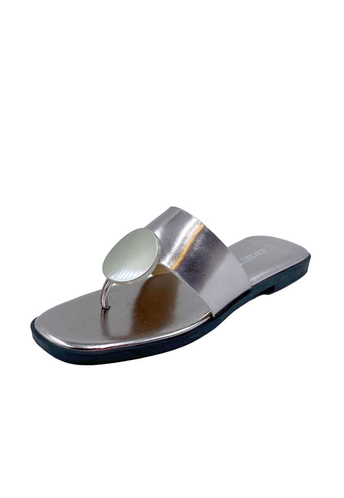SANDALIA MUJER TODOPIEL PLATA ZB036 ECOCUERO - 4