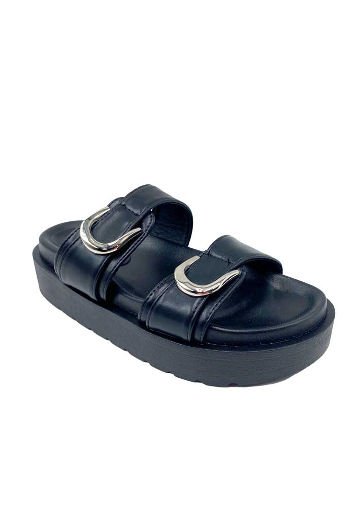SANDALIA MUJER TODOPIEL NEGRO ZB038 ECOCUERO - 2