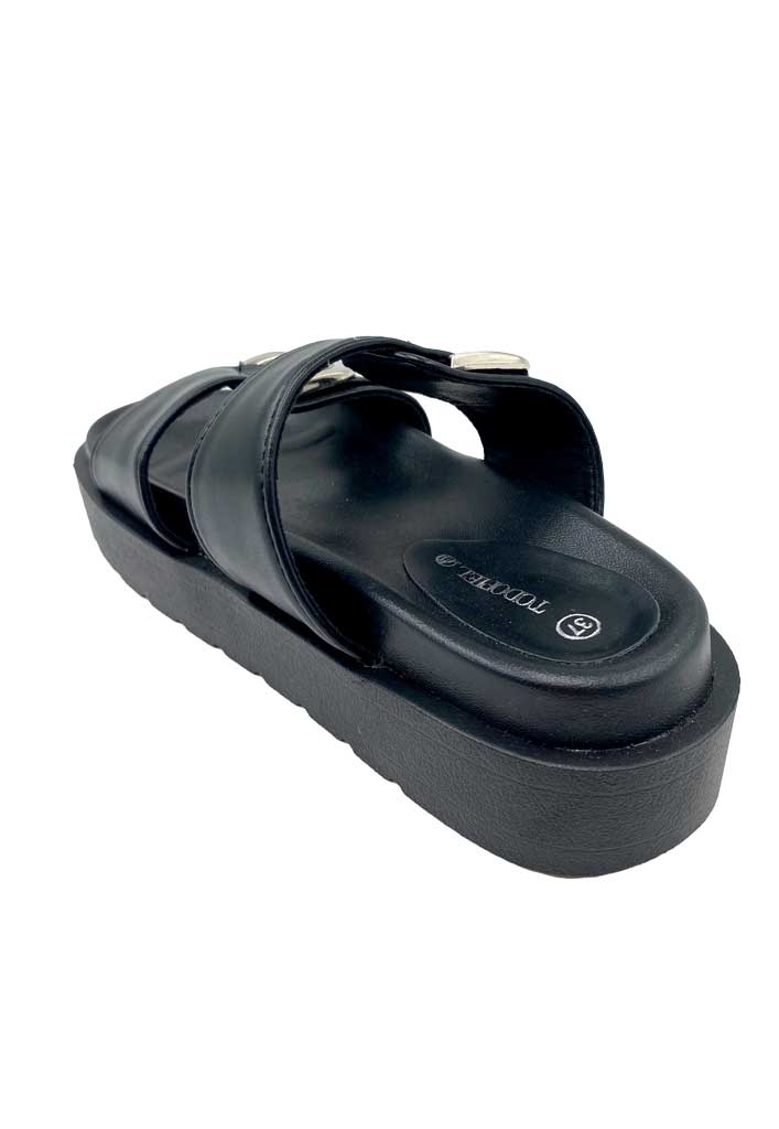 SANDALIA MUJER TODOPIEL NEGRO ZB038 ECOCUERO - 7
