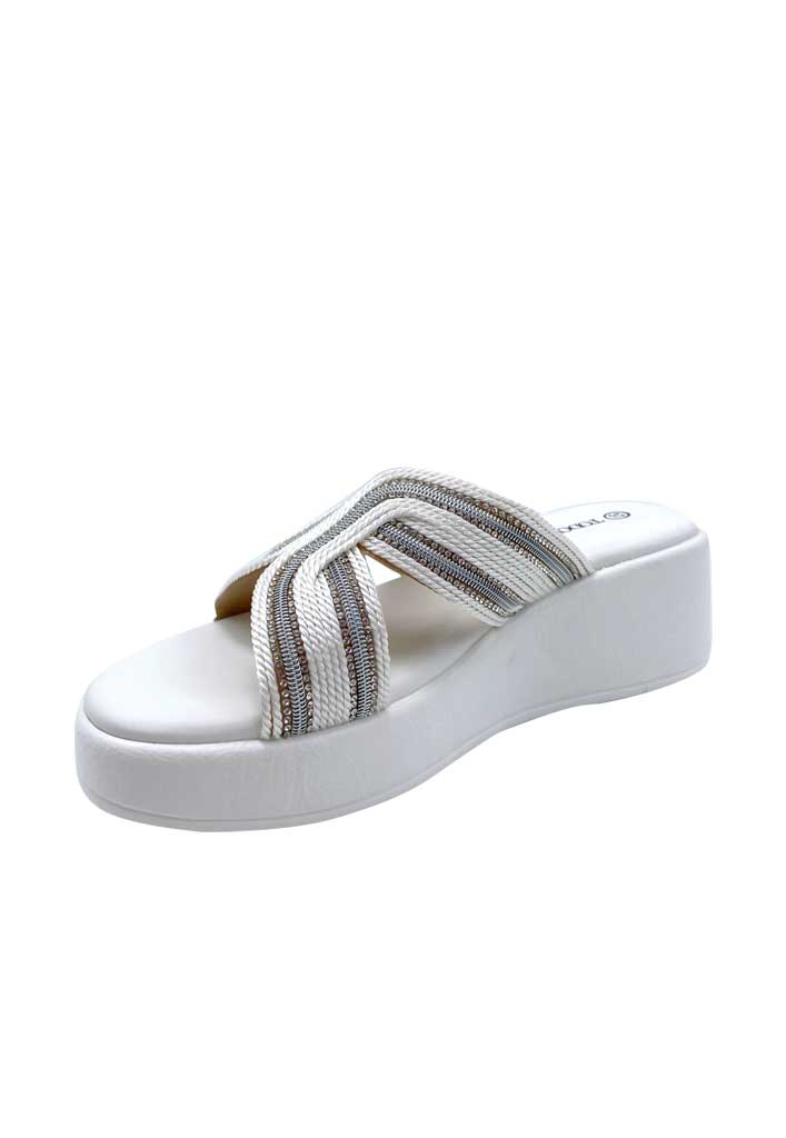 SANDALIA MUJER TODOPIEL BLANCO ZB026 - 4