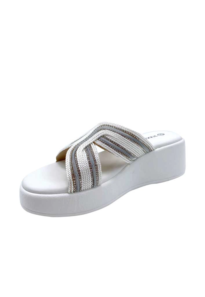 SANDALIA MUJER TODOPIEL BLANCO ZB026 - 4