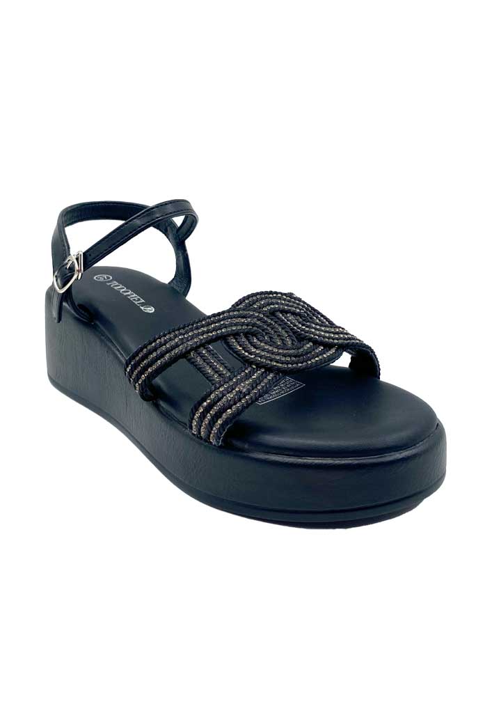 SANDALIA MUJER TODOPIEL NEGRO ZB025 - 2