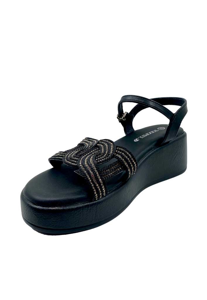 SANDALIA MUJER TODOPIEL NEGRO ZB025 - 4