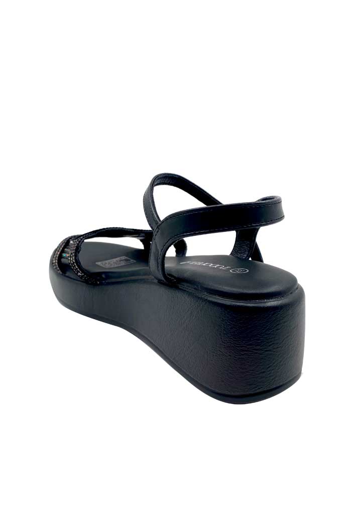 SANDALIA MUJER TODOPIEL NEGRO ZB025 - 5
