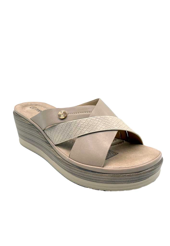 SANDALIA MUJER TODOPIEL BEIGE ZB030 - 2