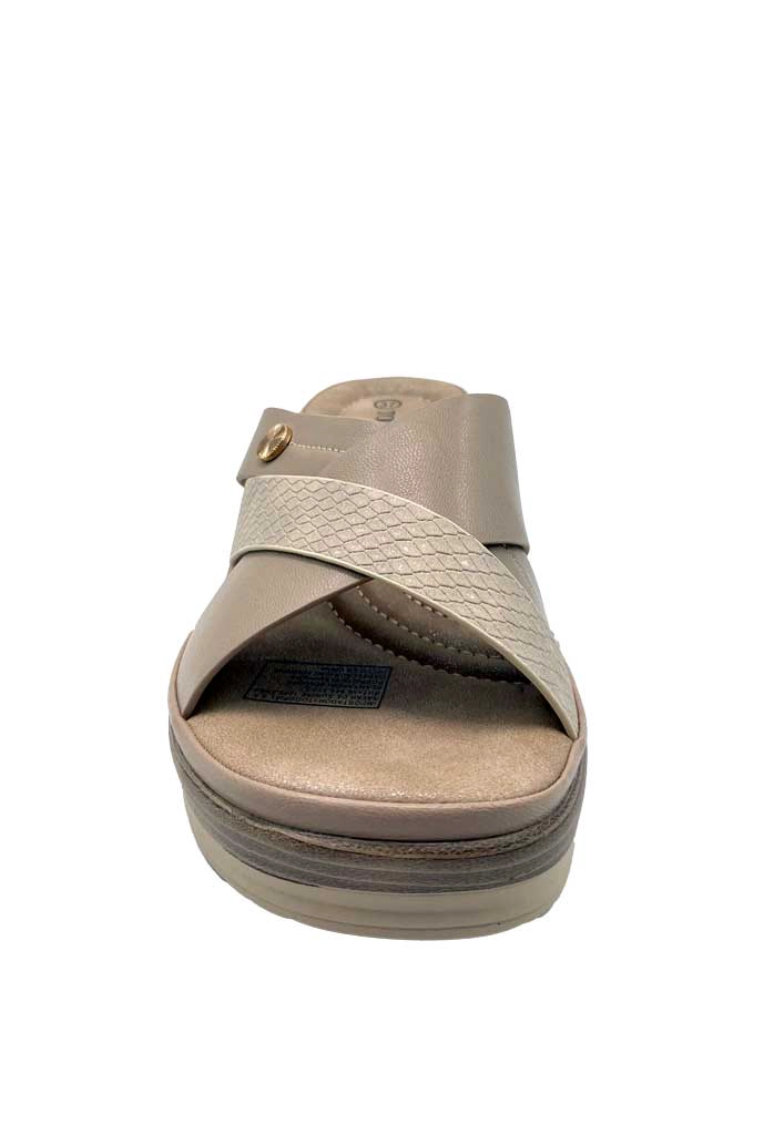 SANDALIA MUJER TODOPIEL BEIGE ZB030 - 3
