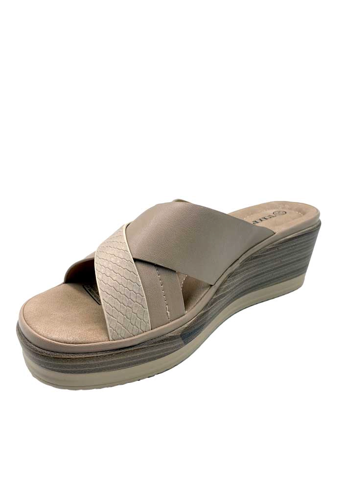 SANDALIA MUJER TODOPIEL BEIGE ZB030 - 4