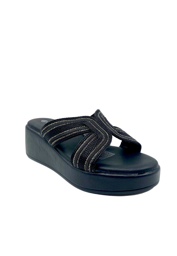 SANDALIA MUJER TODOPIEL NEGRO ZB026 - 2