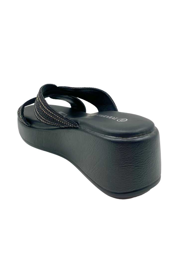 SANDALIA MUJER TODOPIEL NEGRO ZB026 - 5