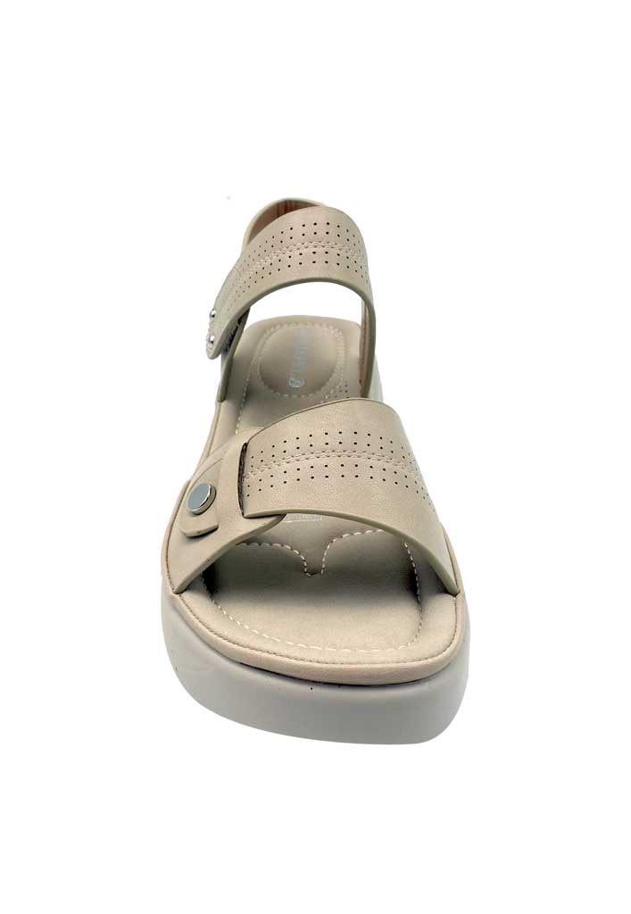 SANDALIA MUJER TODOPIEL BEIGE ZB027 - 3
