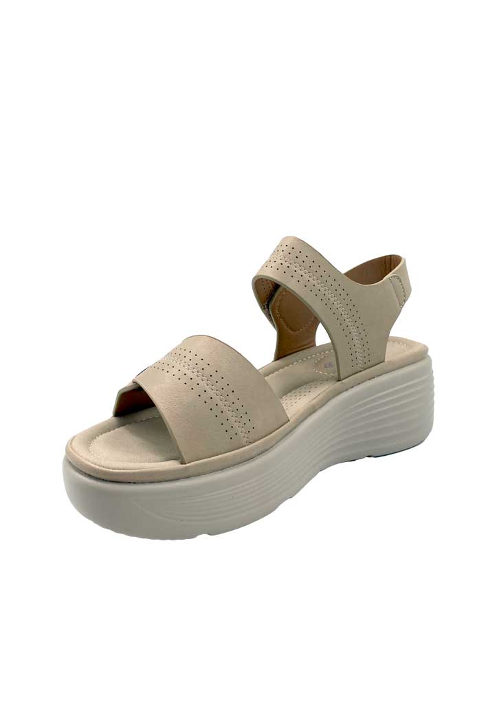 SANDALIA MUJER TODOPIEL BEIGE ZB027 - 4