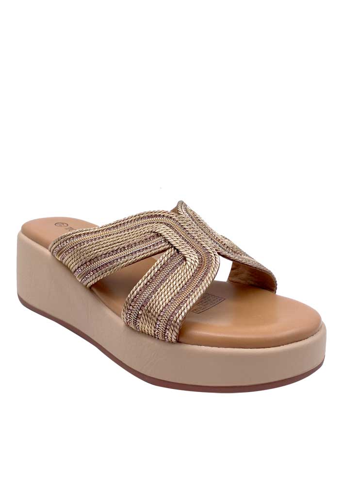 SANDALIA MUJER TODOPIEL BEIGE ZB026 - 2