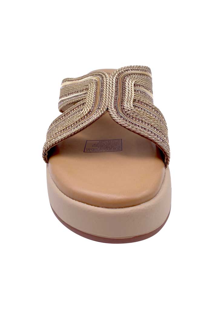 SANDALIA MUJER TODOPIEL BEIGE ZB026 - 3