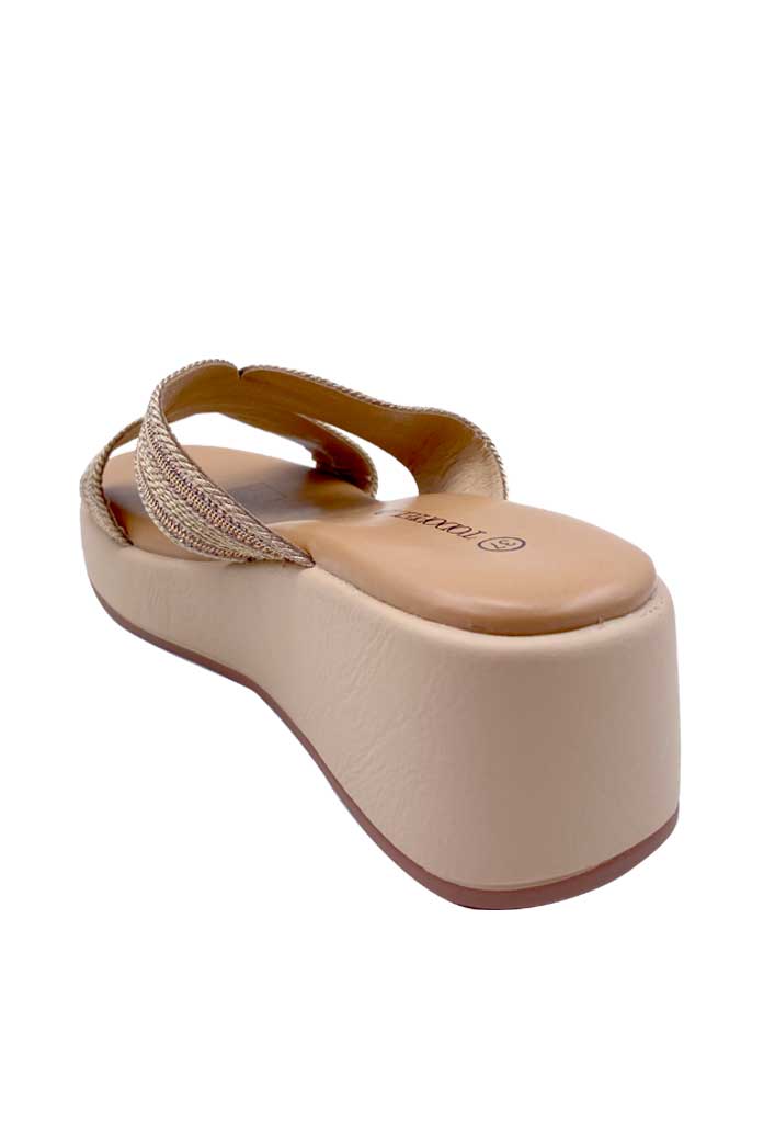 SANDALIA MUJER TODOPIEL BEIGE ZB026 - 5
