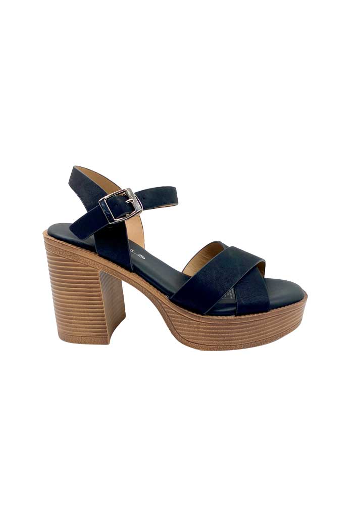 SANDALIA MUJER TODOPIEL NEGRO ZB031 - 1
