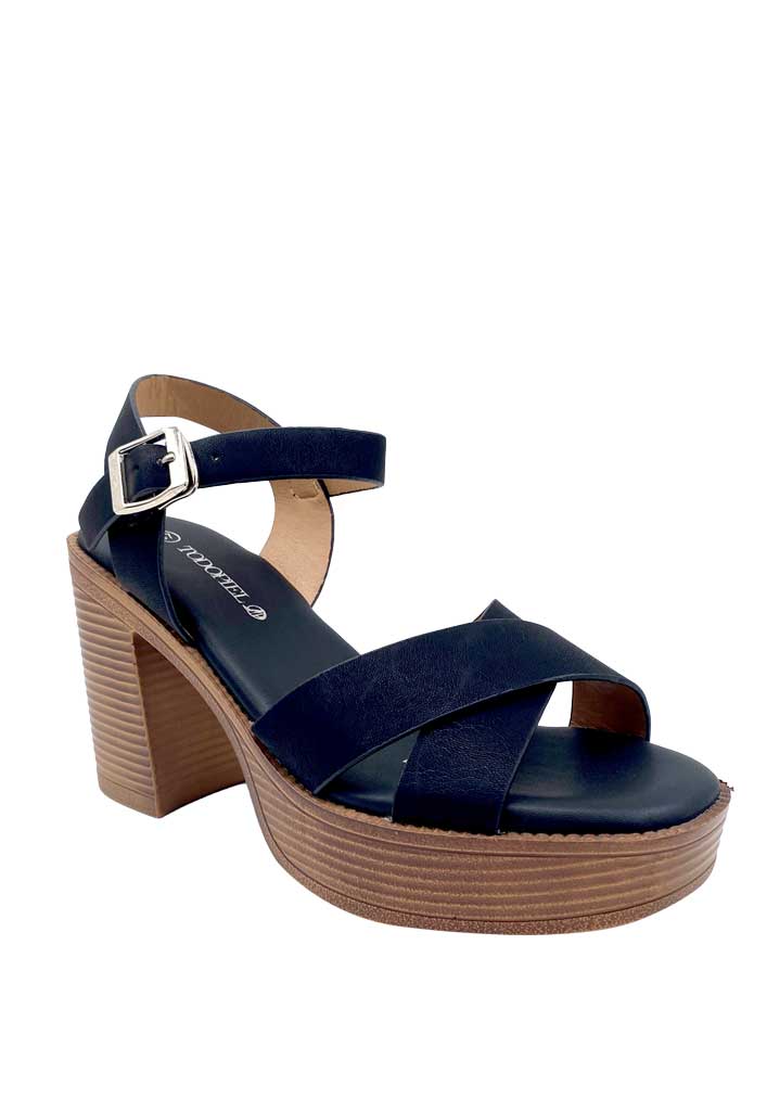 SANDALIA MUJER TODOPIEL NEGRO ZB031 - 2